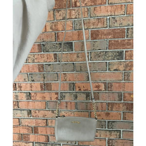 Calvin Klein small taupe crossbody bag
